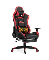 Massage Gaming Chair Reclining Swivel Racing Office Chair