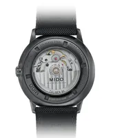 Mido Men's Swiss Automatic Commander Gradient Black Fabric Strap Watch 40mm