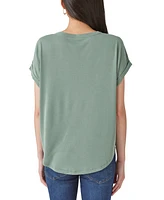 Lucky Brand Women's Short Sleeve Sandwash Dolman Tee