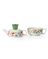 kate spade new york Garden Floral Tea for one Tea Pot 2 Piece Set