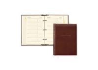 British Tan Bonded Leather Address Book 9" X 7" by Gallery Leather