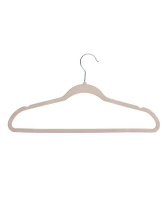 Honey Can Do Slim-Profile Non-Slip Velvet Hangers Set, 35 Pieces