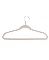 Honey Can Do Slim-Profile Non-Slip Velvet Hangers Set, 35 Pieces