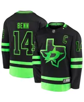 Men's Fanatics Jamie Benn Black Dallas Stars 2020/21 Alternate Premier Breakaway Player Jersey