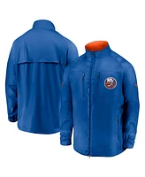 Men's Fanatics Royal New York Islanders Authentic Pro Locker Room Rink Raglan Full-Zip Jacket