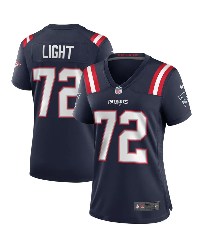 Women's Nike Matt Light Navy New England Patriots Game Retired Player Jersey