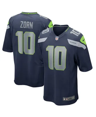 Men's Nike Jim Zorn College Navy Seattle Seahawks Game Retired Player Jersey