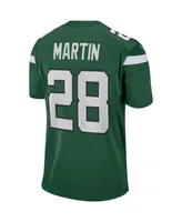 Men's Nike Curtis Martin Gotham Green New York Jets Game Retired Player Jersey