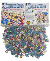 Bepuzzled Hasbro Candy Land Impossible Puzzle Set, 750 Pieces