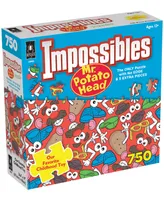 Bepuzzled Hasbro Mr. Potato Head Impossible Puzzle Set, 750 Pieces