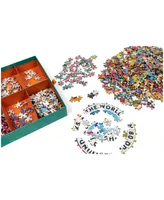 Professor Puzzle Around the World in 80 Drinks Circular Jigsaw Puzzle Set, 1002 Pieces