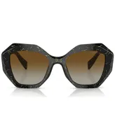 Prada Women's Polarized Low Bridge Fit Sunglasses