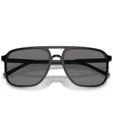 Dolce&Gabbana Men's Polarized Low Bridge Fit Sunglasses, DG4423F58-p