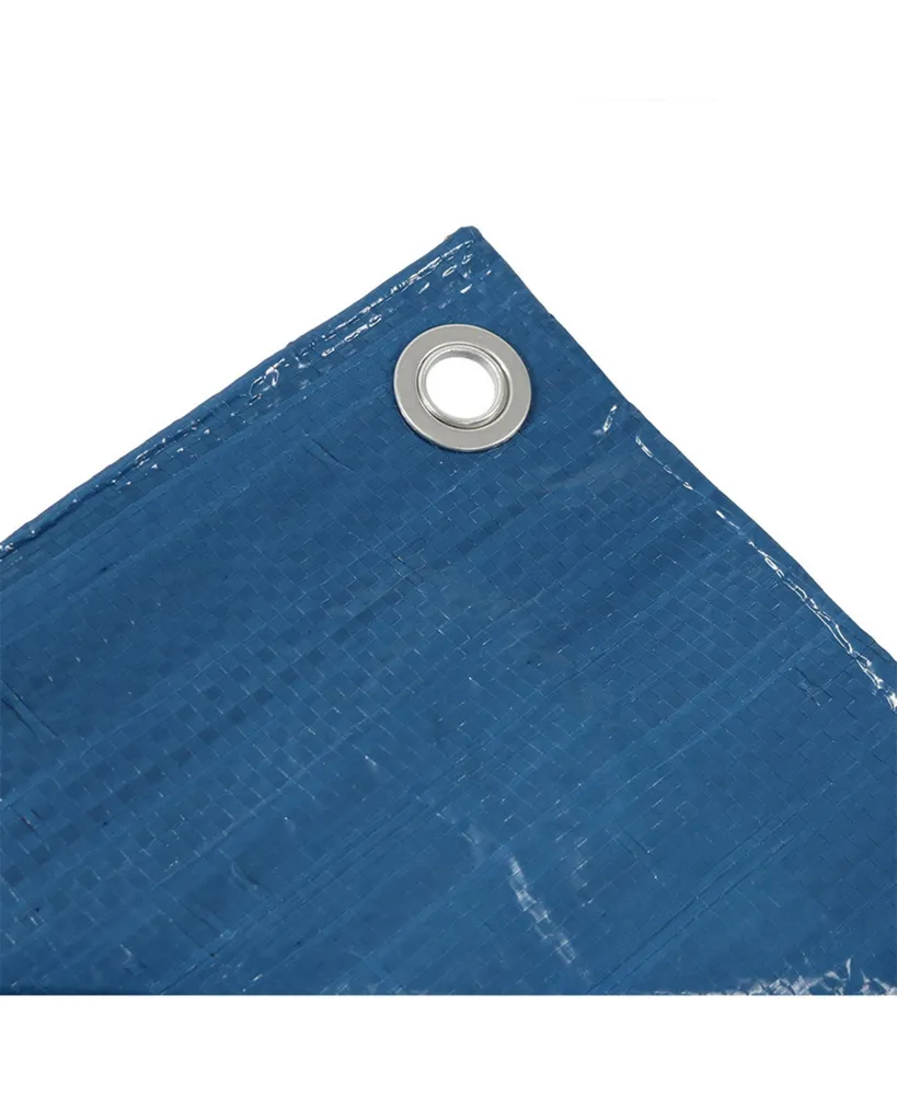 Sunnydaze Decor Polyethylene Multi-Purpose Tarp - Blue/Green - 16 ft x 20 ft