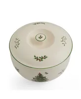 Spode Christmas Tree Round Covered Casserole Dish