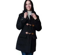 Hope & Henry Women's Toggle Duffle Coat