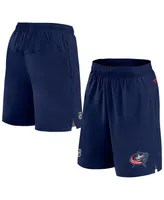 Men's Fanatics Navy Columbus Blue Jackets Authentic Pro Rink Shorts