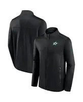 Men's Fanatics Black Dallas Stars Authentic Pro Rink Fleece Full-zip Jacket