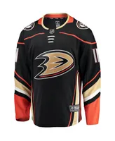 Men's Fanatics Trevor Zegras Black Anaheim Ducks Home Breakaway Player Jersey