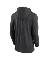 Men's Nike Black New Orleans Saints Sideline Pop Performance Pullover Long Sleeve Hoodie T-shirt