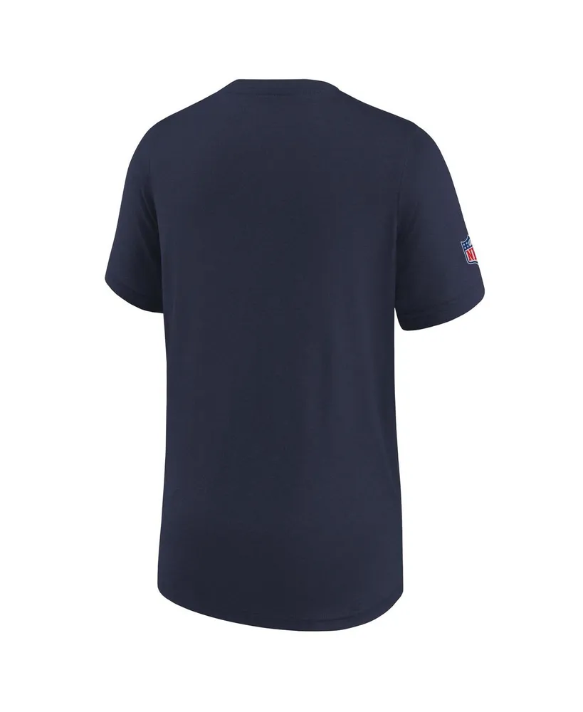 Big Boys Nike Navy Seattle Seahawks Sideline Legend Performance T-shirt