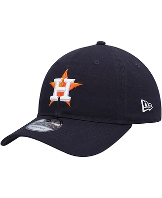 Men's New Era Navy Houston Astros Logo Replica Core Classic 9TWENTY Adjustable Hat