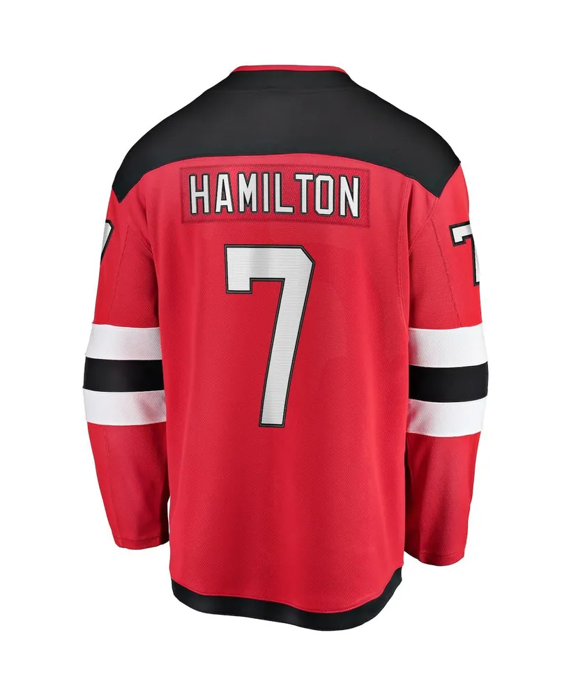Men's Fanatics Dougie Hamilton Red New Jersey Devils Home Premier Breakaway Player Jersey