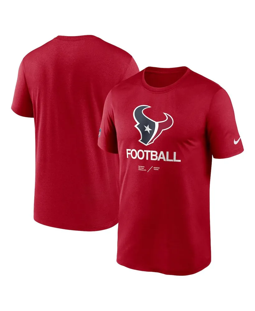 Nike Men's Houston Texans Sideline Player Navy Long Sleeve T-Shirt