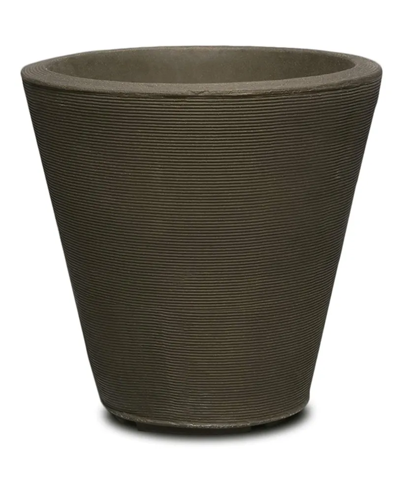 Crescent Garden Madison Planter Plant Pot 14 Inch Old Bronze