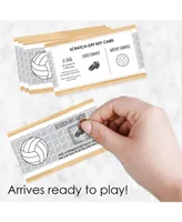 Bump, Set, Spike - Volleyball - Party Game Scratch Off Cards - 22 Ct