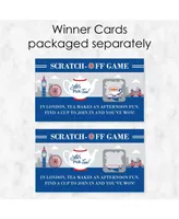 Cheerio, London - British Uk Party Game Scratch Off Cards - 22 Count