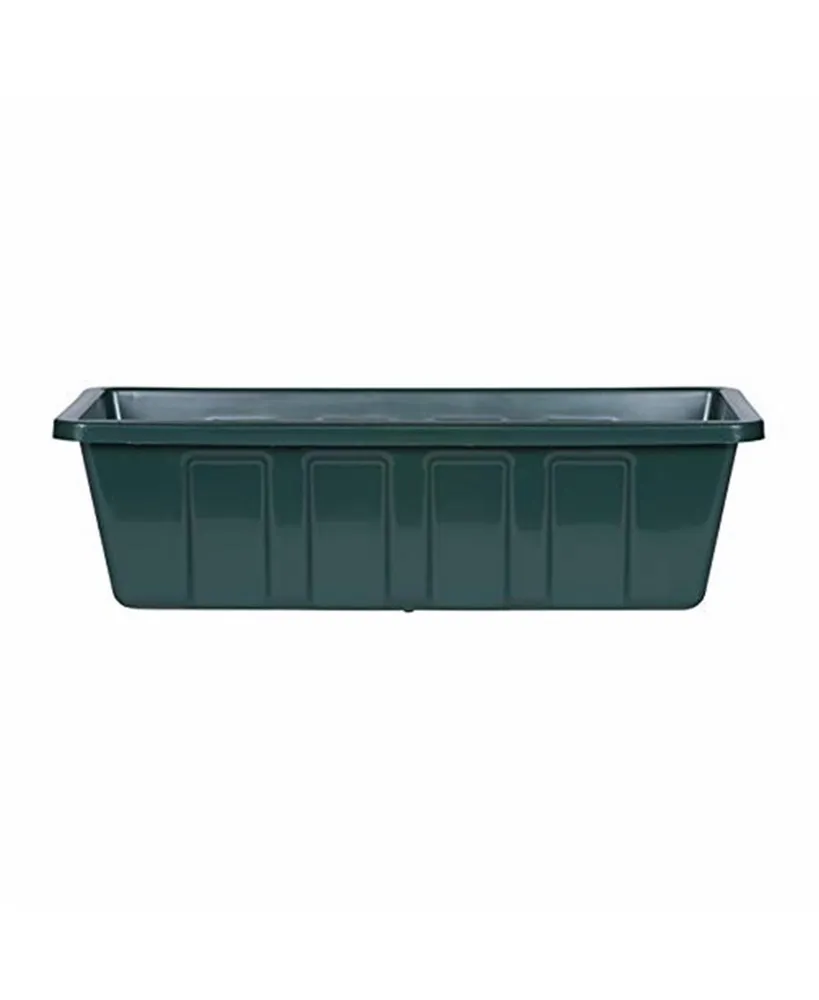 Novelty Mnftg. Polypropylene Flower Box Planter/Liner, Hunter Green