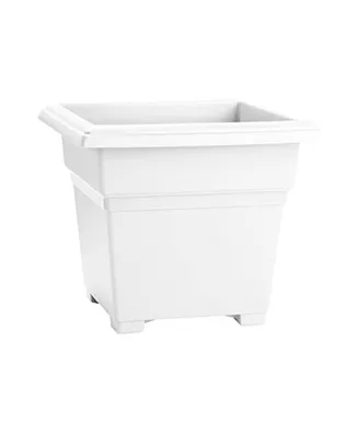 Novelty 26182 Countryside Square White Tub Planter 18 Inch
