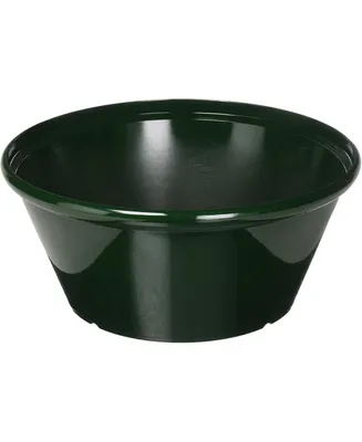 Gardener Select Plastic Tulip Bowl Planter Dark Green 12Inch