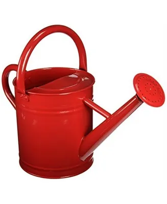 Gardener Select Metal Watering Can, Red