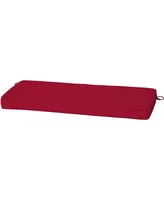 Arden Selections ProFoam EverTru Outdoor Patio Bench Cushion Red