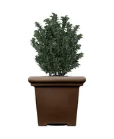 The Hc Companies Terrazzo Square Planter Chocolate - 20 Inch