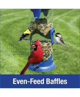 Nature's Way Bird Products Llc Natures Way Bird Products Funnel Flip Top Tube Feeder Blue 18.5in