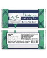 Par-Tee Time - Golf - Candy Bar Wrappers Party Favors - 24 Ct