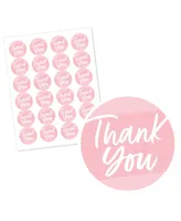 Elegantly Simple - Guest Party Favors Circle Sticker Labels