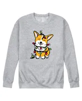 Airwaves Men's Corgi Lights Fleece T-shirt