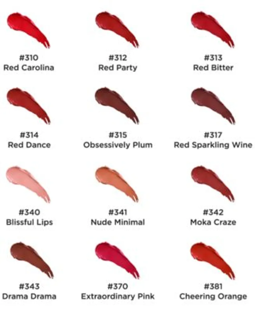 Fabulous Kiss Satin Lipstick Collection Created For Macys