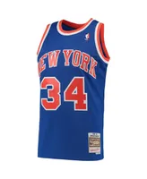 Men's Mitchell & Ness Charles Oakley Blue New York Knicks Hardwood Classics 1991-92 Swingman Jersey