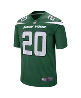 Men's Nike Breece Hall Gotham Green New York Jets 2022 Nfl Draft Pick Player Game Jersey