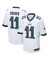 Men's Nike A.j. Brown White Philadelphia Eagles Game Jersey