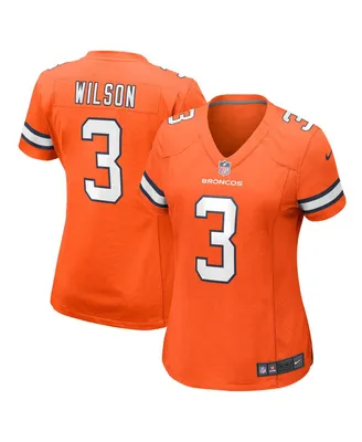 Women's Nike Russell Wilson Orange Denver Broncos Player Game Jersey