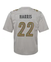 Big Boys Nike Najee Harris Gray Pittsburgh Steelers Atmosphere Game Jersey