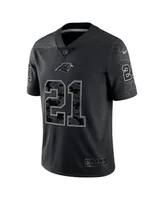 Men's Nike Jeremy Chinn Black Carolina Panthers Rflctv Limited Jersey