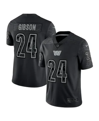 Men's Nike Antonio Gibson Black Washington Commanders Rflctv Limited Jersey