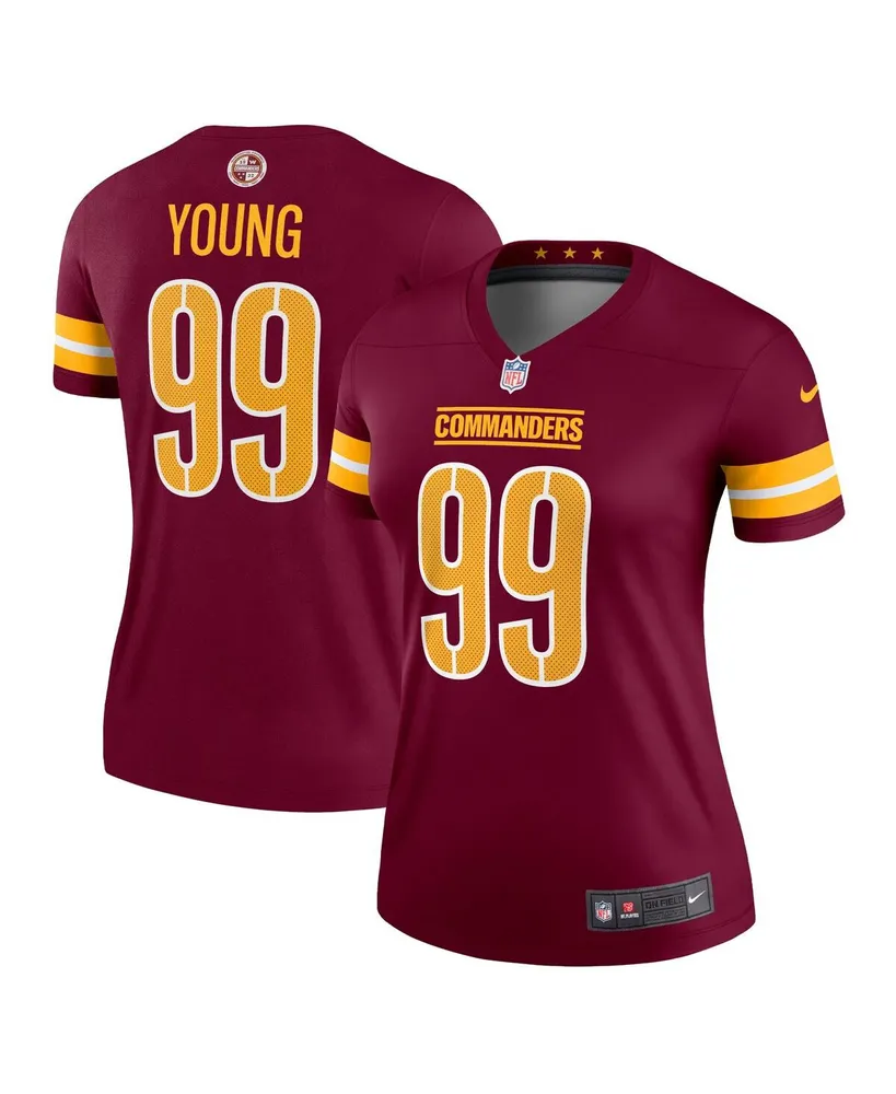 Women's Nike Chase Young Burgundy Washington Commanders Legend Jersey